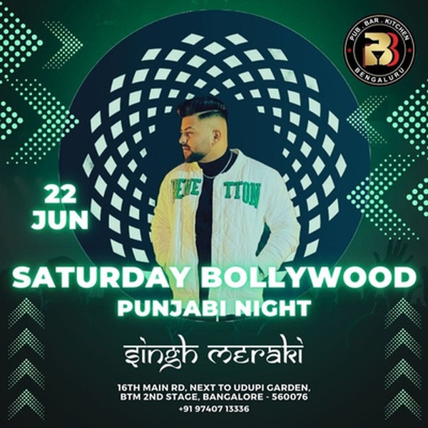Saturday Bollywood Punjabi Night (B3 Club)