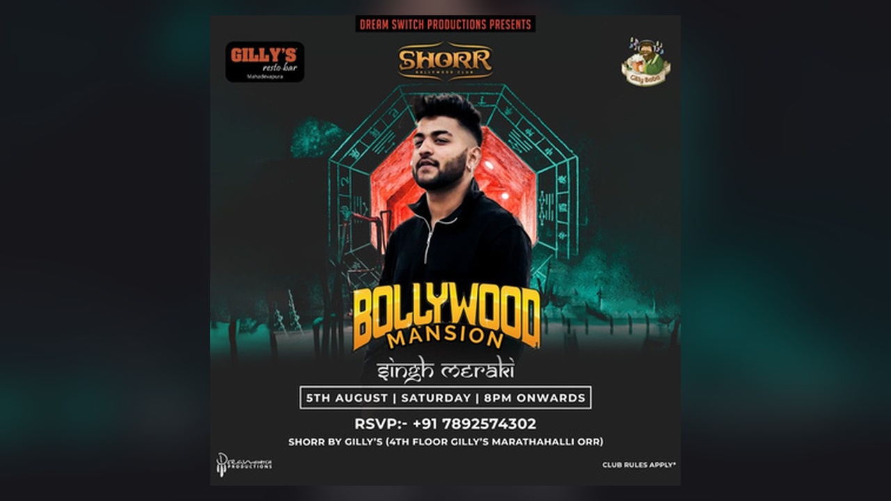 Bollywood Mansion Live Set • DJ Singh Meraki
